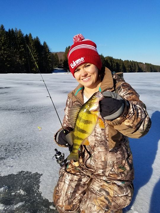 1/2/17 Tioga County Ice Fishing Report
